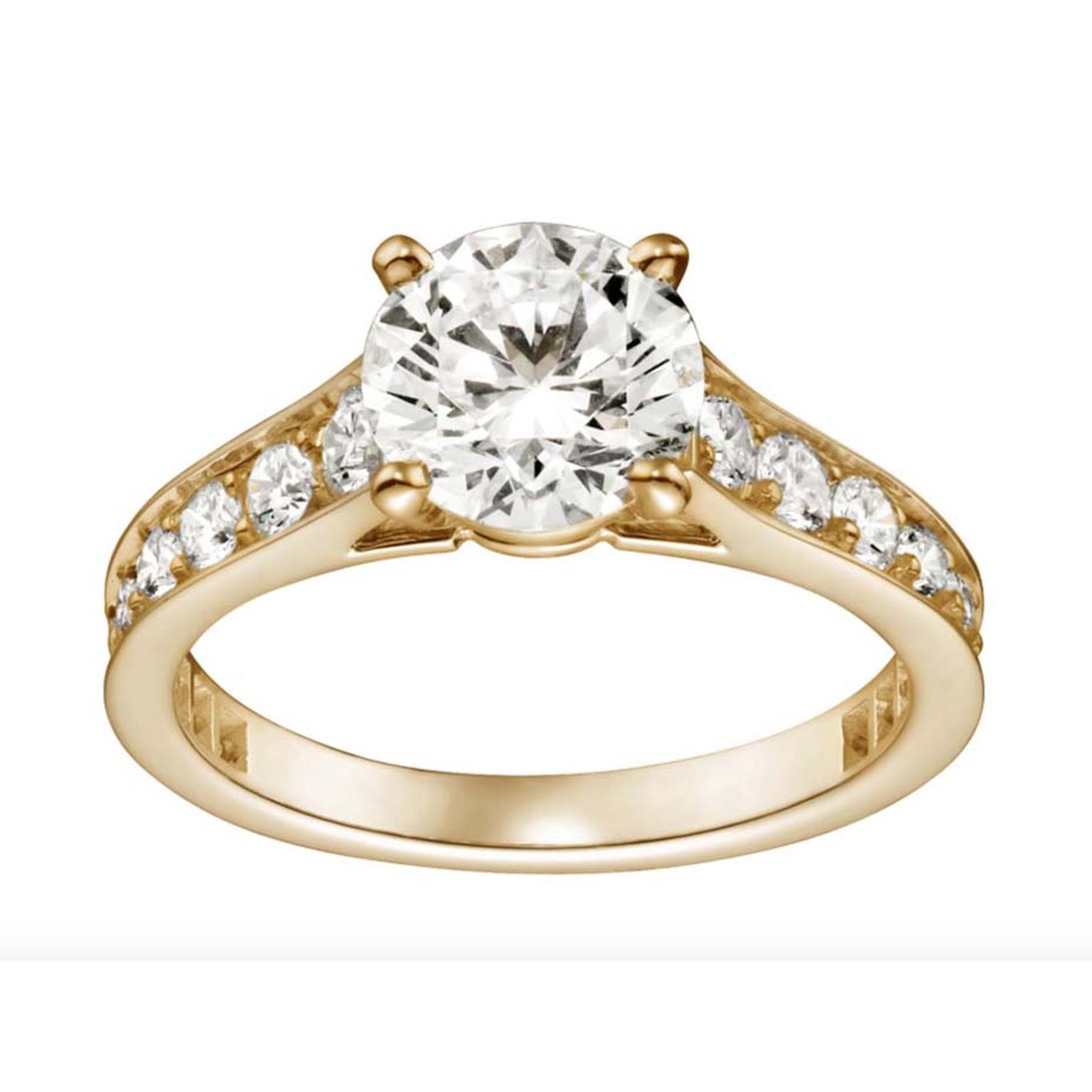 Cartier 1895 engagement cheap ring